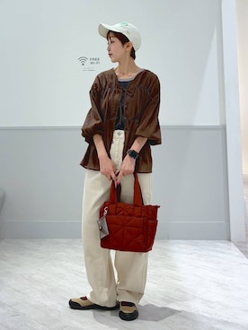 「アイテム（タンクトップ）」を使った、nakamu29さん（レディース・156cm・40代）の夏コーディネート