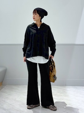 「アイテム（トートバッグ）」を使った、nakamu29さん（レディース・156cm・40代）の冬コーディネート