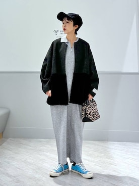 「アイテム（ワンピース）」を使った、nakamu29さん（レディース・156cm・40代）の秋コーディネート