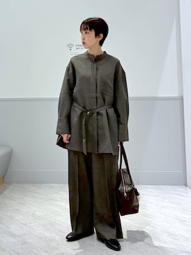 「アイテム（ボストンバッグ）」を使った、nakamu29さん（レディース・156cm・40代）の秋コーディネート