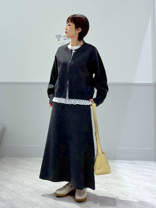 専用　今季タグ付新品❤️global work MATINEE LINE ジャケ セール】MATINEE LINE/レースジャケット/327905（その他アウター