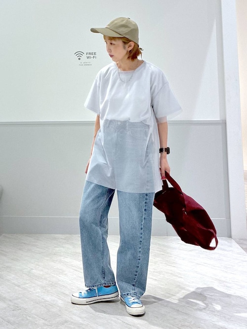 新品　グローバルワーク　ダークグレー冷感サロペット Tシャツセット　Mサイズ 冷感サロペ＊Tシャツセット/495699｜グローバルワークの通販