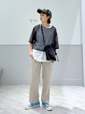 nakamu29さん（レディース・156cm・40代）の夏コーディネート