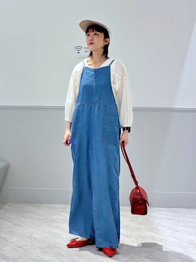 「GLOBAL WORK（グローバルワーク）のアイテム（帽子）」を使った、nakamu29さん（レディース・156cm）の春コーディネート