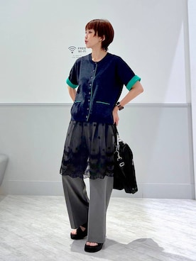「GLOBAL WORK（グローバルワーク）のアイテム」を使った、nakamu29さん（レディース・156cm）の夏コーディネート