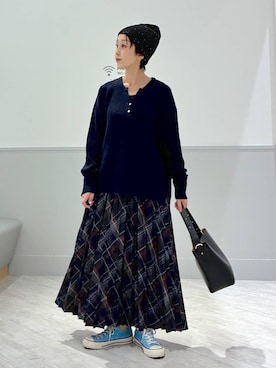 「アイテム（スカート）」を使った、nakamu29さん（レディース・156cm・40代）の秋コーディネート