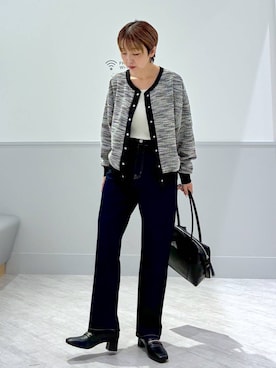 「アイテム（ローファー）」を使った、nakamu29さん（レディース・156cm・40代）の秋コーディネート