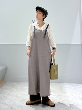 「アイテム（ワンピース/ドレス）」を使った、nakamu29さん（レディース・156cm・40代）の秋コーディネート