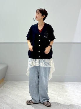 「アイテム（その他トップス）」を使った、nakamu29さん（レディース・156cm・40代）の秋コーディネート