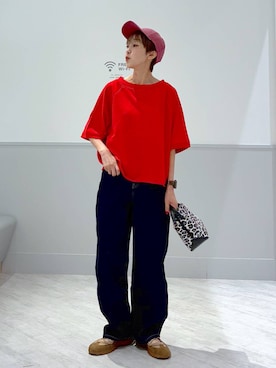 「アイテム（帽子）」を使った、nakamu29さん（レディース・156cm・40代）の夏コーディネート