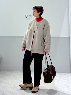 「アイテム（ブルゾン）」を使った、nakamu29さん（レディース・156cm・40代）の秋コーディネート