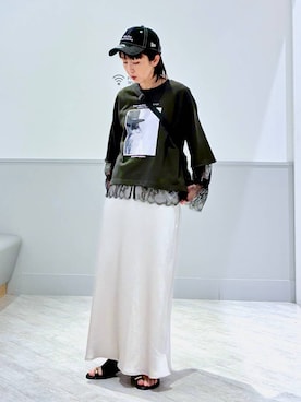 「GLOBAL WORK（グローバルワーク）のNEW ERA/920FE/26/616745（キャップ、ブラック系）」を使った、nakamu29さん（レディース）の春コーディネート