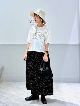 「GLOBAL WORK（グローバルワーク）のアイテム」を使った、nakamu29さん（レディース・156cm）の夏コーディネート