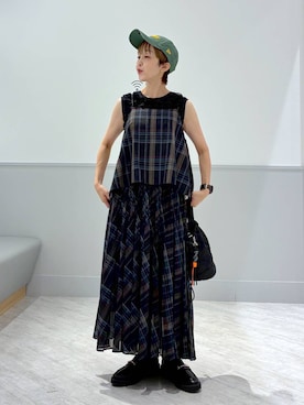 「アイテム（帽子）」を使った、nakamu29さん（レディース・156cm・40代）の秋コーディネート