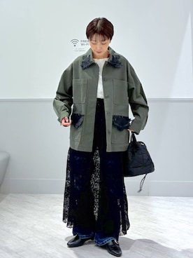 「アイテム（ローファー）」を使った、nakamu29さん（レディース・156cm・40代）の秋コーディネート