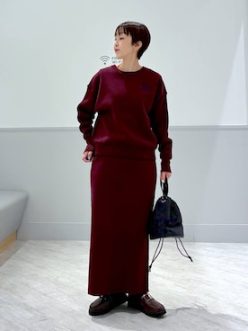 「アイテム（ローファー）」を使った、nakamu29さん（レディース・156cm・40代）の秋コーディネート