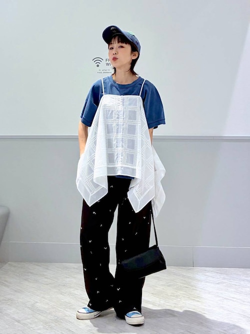 MATINEE LINE/フラワー刺繍イージーパンツ/646659（その他パンツ
