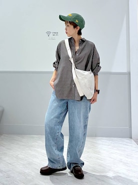「キャップ」｜nakamu29さん（レディース・156cm・40代）の秋コーディネート