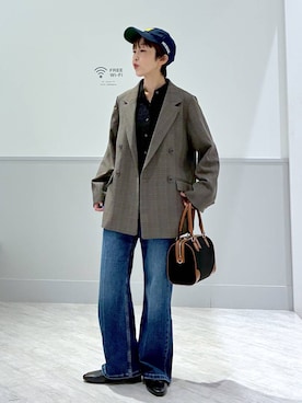 「アイテム（シャツ/ブラウス）」を使った、nakamu29さん（レディース・156cm・40代）の秋コーディネート