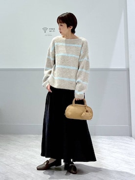 「アイテム（ハンドバッグ）」を使った、nakamu29さん（レディース・156cm・40代）の秋コーディネート