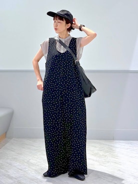 「GLOBAL WORK（グローバルワーク）のアイテム（帽子）」を使った、nakamu29さん（レディース・156cm）の夏コーディネート