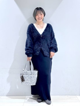 「GLOBAL WORK（グローバルワーク）のアイテム（ワンピース）」を使った、たかなさん（レディース・162cm）の秋コーディネート