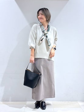 「GLOBAL WORK（グローバルワーク）のアイテム（財布/小物）」を使った、たかなさん（レディース・162cm）の秋コーディネート