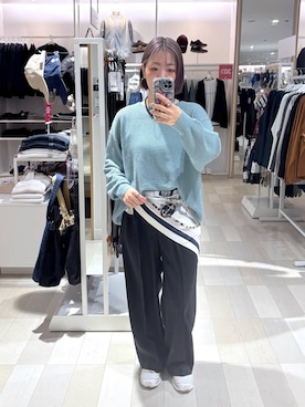 「GLOBAL WORK（グローバルワーク）のアイテム（財布/小物）」を使った、たかなさん（レディース・162cm）の春コーディネート