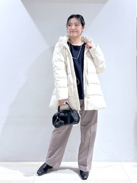 「アイテム（その他ヘアアクセサリー）」を使った、たかなさん（レディース・162cm）の秋コーディネート