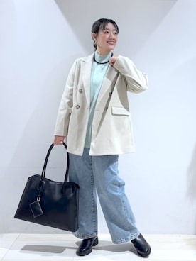 「アイテム（その他ヘアアクセサリー）」を使った、たかなさん（レディース・162cm）の冬コーディネート