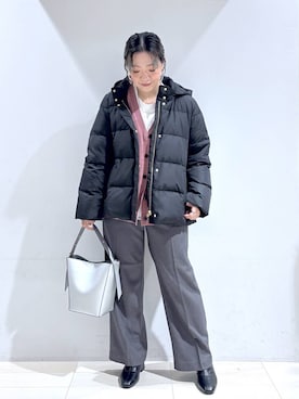 「アイテム（その他ヘアアクセサリー）」を使った、たかなさん（レディース・162cm）の秋コーディネート