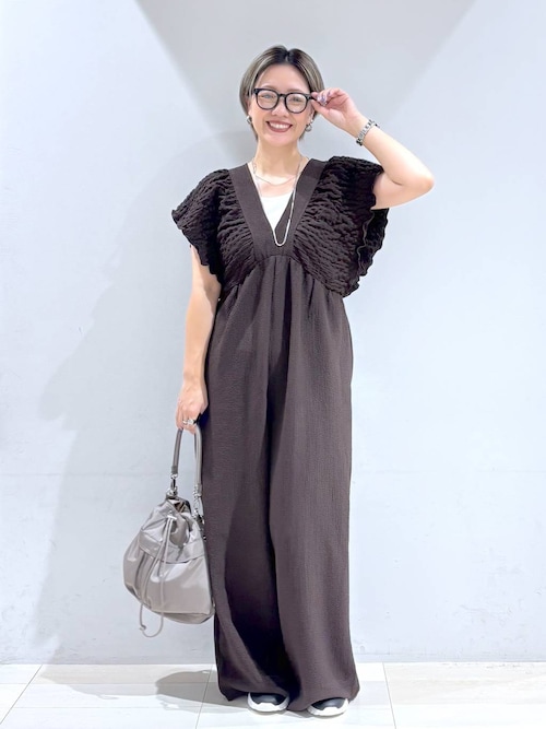 GLOBAL WORK ＊シャーリングオールインワン 新品】GLOBAL WORK グローバルワーク シャーリング