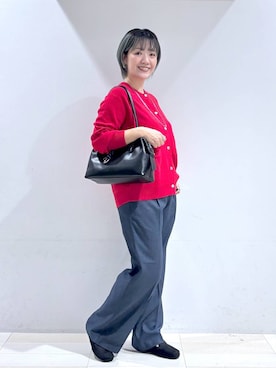 「GLOBAL WORK（グローバルワーク）のアイテム（モカシン/デッキシューズ）」を使った、たかなさん（レディース・162cm）の秋コーディネート