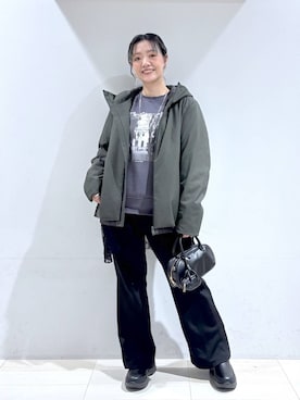 「アイテム（その他ヘアアクセサリー）」を使った、たかなさん（レディース・162cm）の秋コーディネート