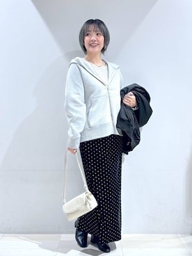 「GLOBAL WORK（グローバルワーク）のアイテム（ブルゾン）」を使った、たかなさん（レディース・162cm）の秋コーディネート