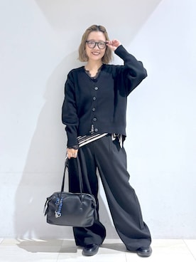 「GLOBAL WORK（グローバルワーク）のアイテム（その他パンツ）」を使った、たかなさん（レディース・162cm）の秋コーディネート