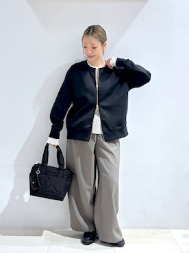 「GLOBAL WORK（グローバルワーク）のアイテム（トップス）」を使った、たかなさん（レディース・162cm）の秋コーディネート