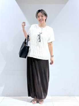 「GLOBAL WORK（グローバルワーク）のアイテム（ワンピース/ドレス）」を使った、たかなさん（レディース・162cm）の夏コーディネート