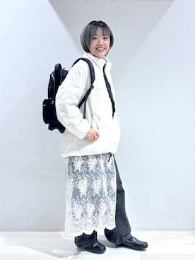 「GLOBAL WORK（グローバルワーク）のアイテム（ブルゾン）」を使った、たかなさん（レディース・162cm）の秋コーディネート