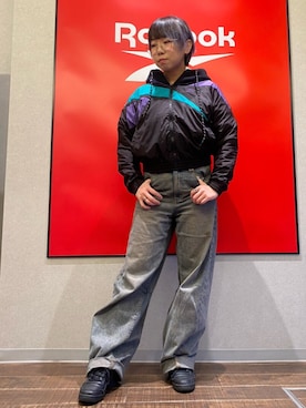 「reebok」｜HANAさん（レディース・158cm）の春コーディネート