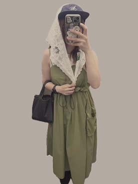 「w closet（ダブルクローゼット）のアイテム」を使った、つんさん（レディース・158cm）の夏コーディネート