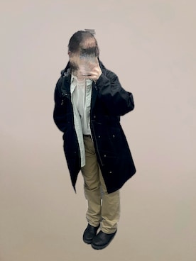 「アイテム（モッズコート）」を使った、つんさん（レディース・158cm）の秋コーディネート