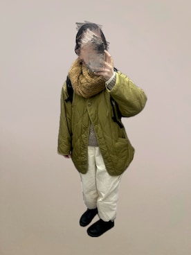 「無印良品（ムジルシリョウヒン）のアイテム（ニット/セーター）」を使った、つんさん（レディース・158cm）の秋コーディネート