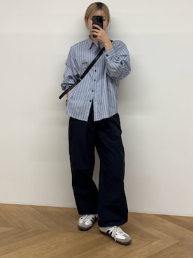 「CANAL JEAN（キャナルジーン）のアイテム」を使った、mahoさん（レディース・168cm）の冬コーディネート