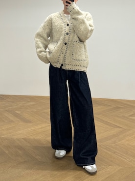 「CANAL JEAN（キャナルジーン）のアイテム」を使った、mahoさん（レディース・168cm）の冬コーディネート
