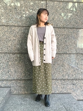 maho.さん（レディース・156cm）の秋コーディネート