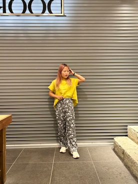 「URBAN RESEARCH DOORS（アーバンリサーチドアーズ）のアイテム（シャツ/ブラウス）」を使った、maho.さん（レディース・156cm）の夏コーディネート