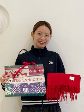 おおしまゆなさん（レディース・162cm）の冬コーディネート