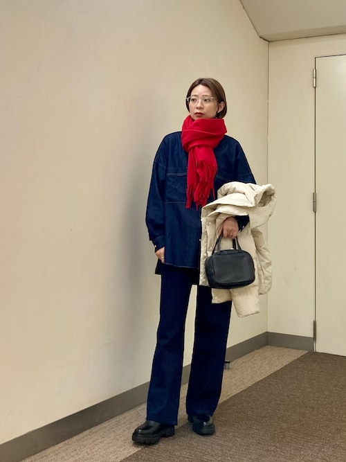 セール】デニムバンドカラーシャツ（シャツ/ブラウス）｜URBAN