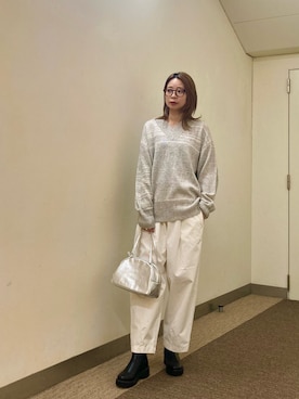 おおしまゆなさん（レディース・162cm）の冬コーディネート